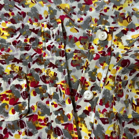 Women’s Gap XS Stunning Printed Long Sleeve Blouse/Dress Shirt - Picture 11 of 14
